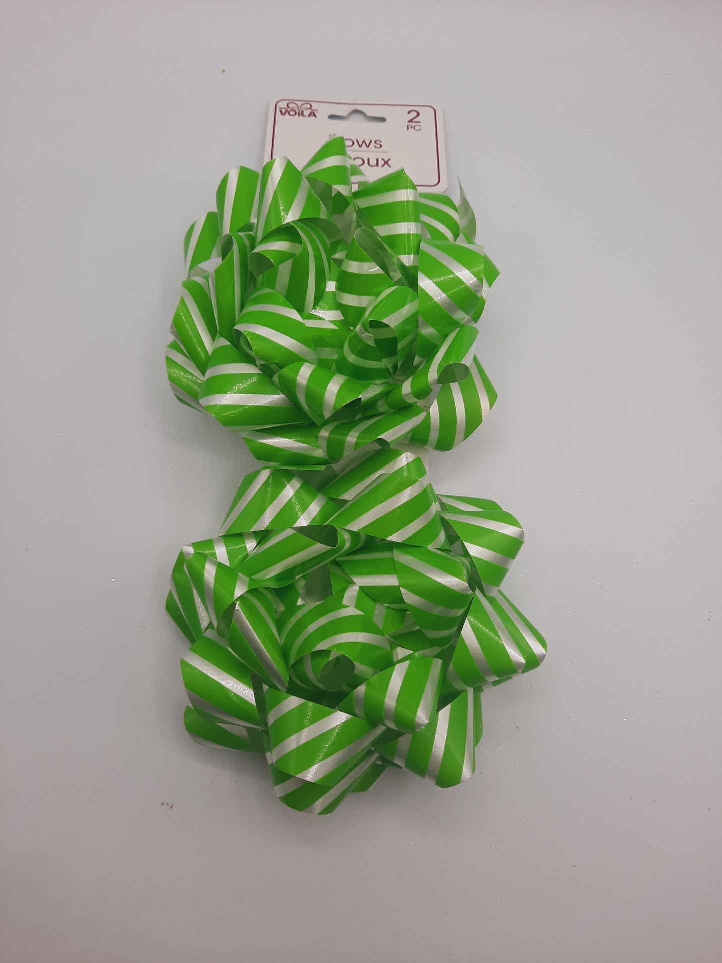 Bow for decorating gift boxes and other items Big size Bows green color