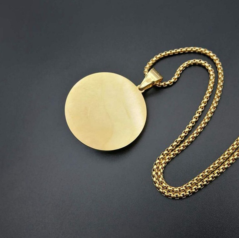 Mode Personnalité Tête de Lion Or Couleur Personnalité Dominatrice Pendentif Collier pour Homme Tendance Hip Hop Bijoux de Rue