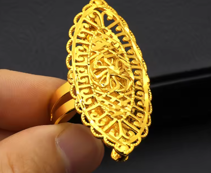 Bagues de couleur or de Dubaï pour femmes, mariage, mariée africaine, mode indienne, bijoux hawaïens, cadeaux de fête, nouveau style