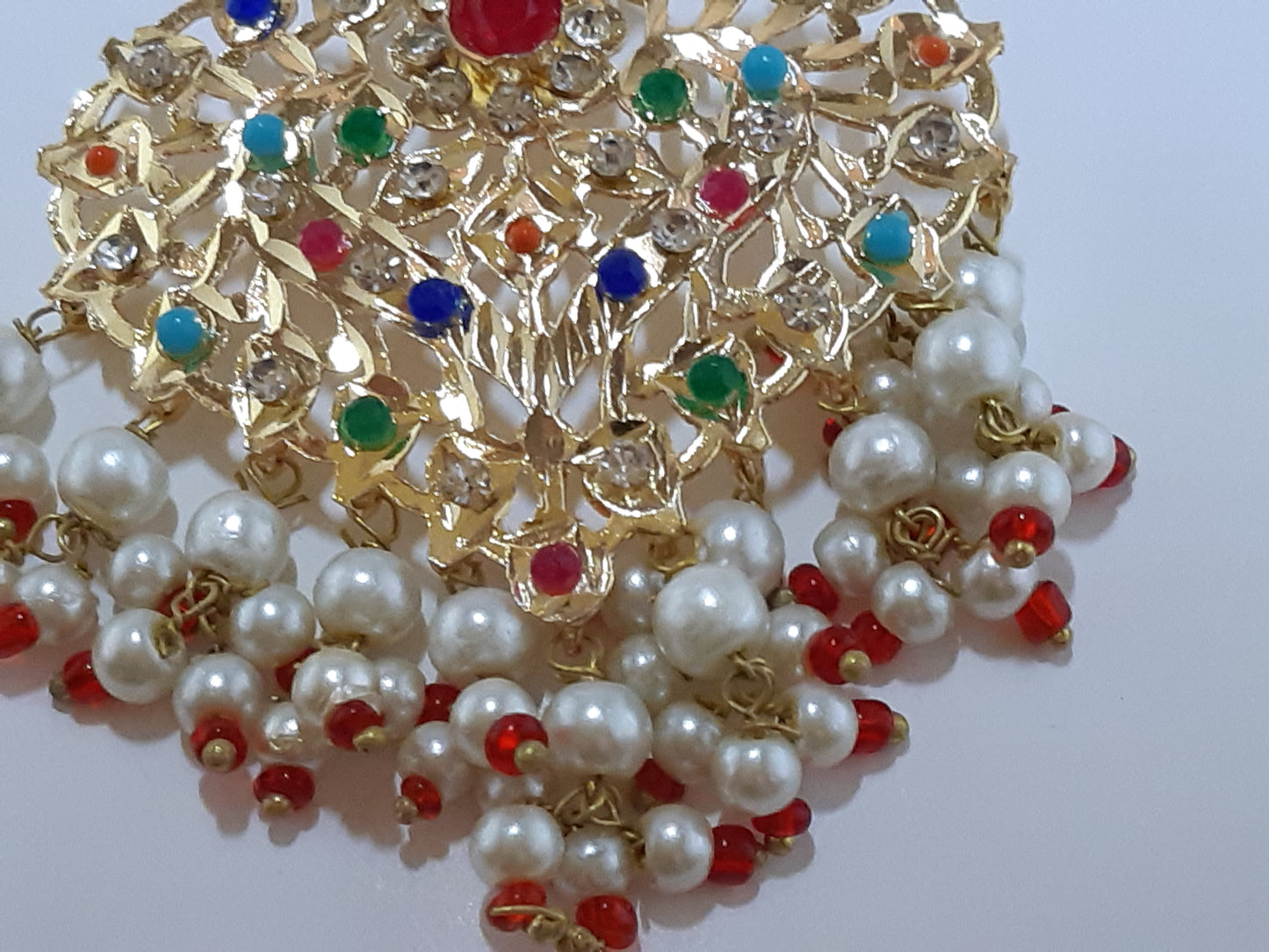 NATASHAH'S GOLDEN BASE EARRING- NS0181 - NATASHAHS