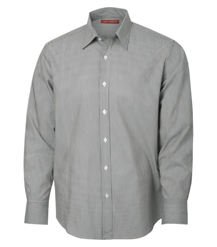 CHEMISE TISSÉE EXTENSIBLE À MINI-RAYURES COAL HARBOUR®