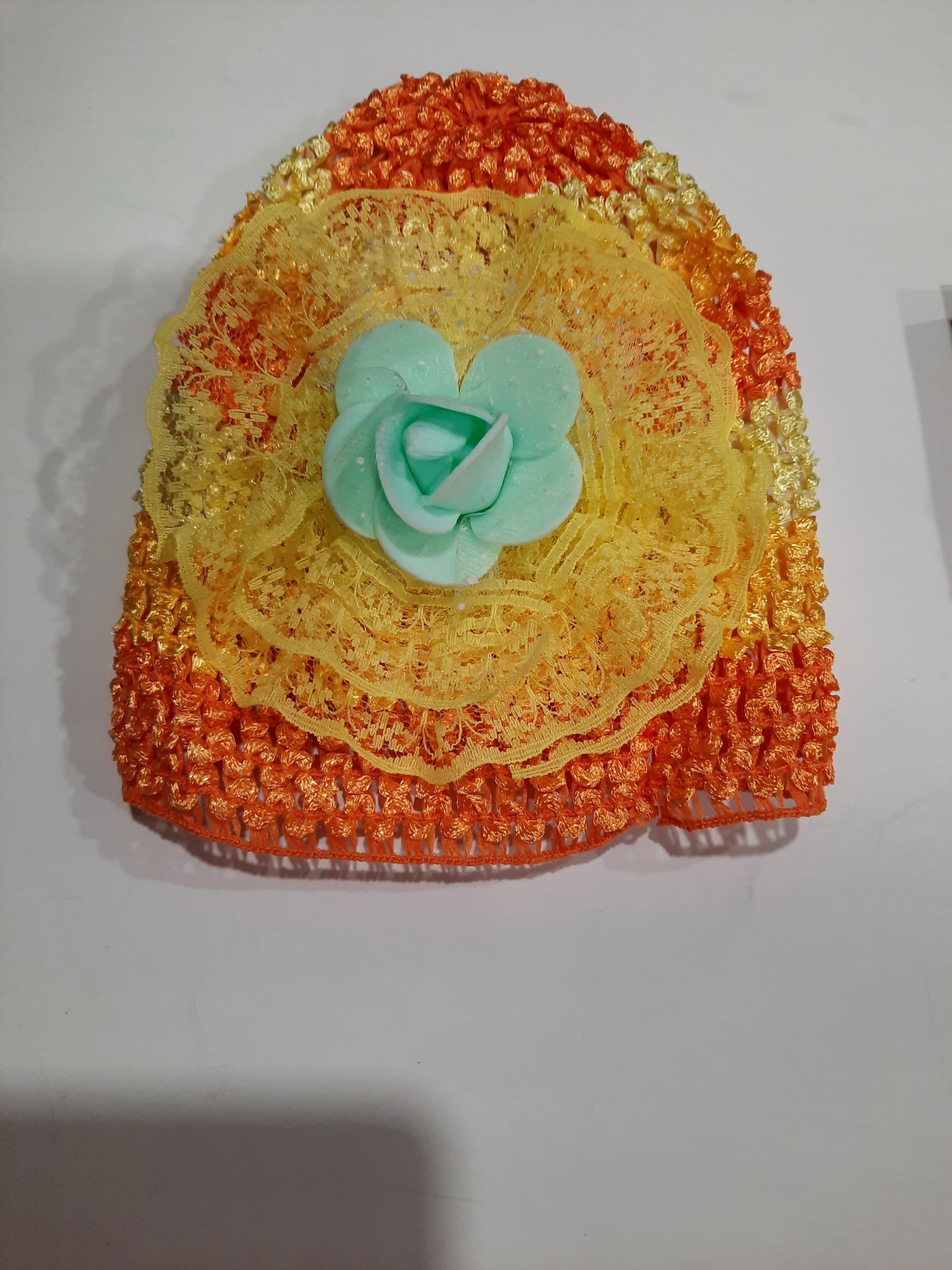 Yellow Baby Headband and Baby socks gift set