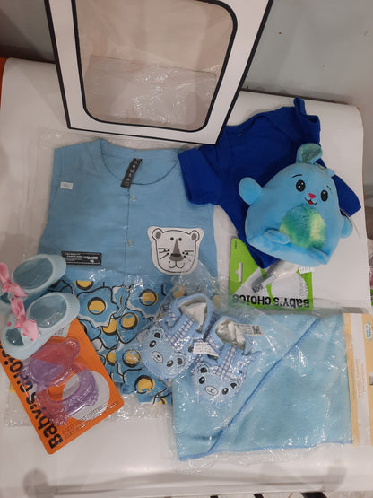 Coffrets cadeaux de vêtements pour bébé, idéaux pour les baby showers et les naissances - ENSEMBLE H