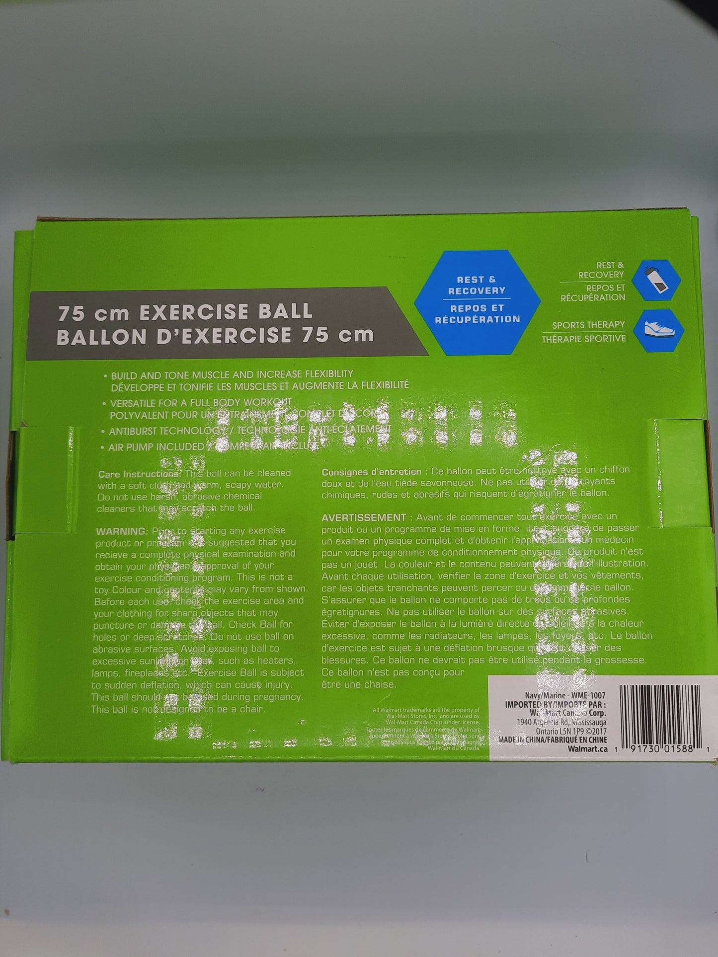 Exercise Ball and Yoga Ball ，for Workout Balance and Core Strength and Stability Ball