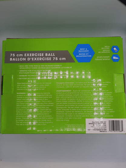 Exercise Ball and Yoga Ball ，for Workout Balance and Core Strength and Stability Ball