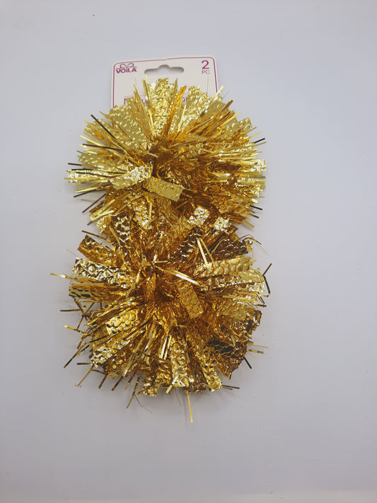 Bow for decorating gift boxes and other items Big size Bows golden color