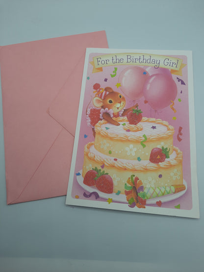 Greeting card For the Birthday Girl