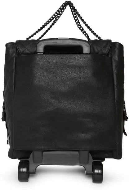 Leather Bag with trolley - NATASHAHS
