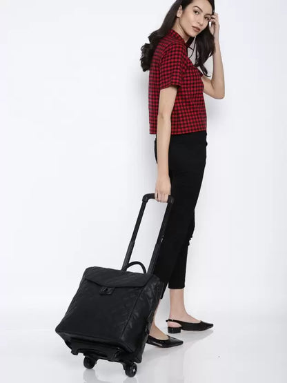 Leather Bag with trolley - NATASHAHS