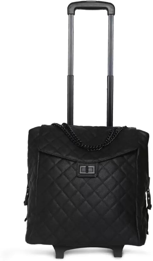 Leather Bag with trolley - NATASHAHS