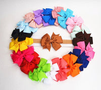 1 Pcs Soft Hair Bandage Tie Band Headband Bow Turban For Children Newborn Kids Headwear Baby Girl Accessories Bowknot Cute Gifts