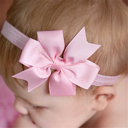 1 Pcs Soft Hair Bandage Tie Band Headband Bow Turban For Children Newborn Kids Headwear Baby Girl Accessories Bowknot Cute Gifts - NATASHAHS