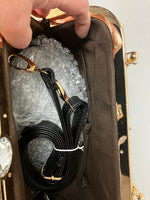 Quality handbag in 3 different abstract shades