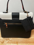 Quality handbag in 3 different abstract shades