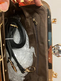 Quality handbag in 3 different abstract shades