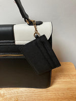 Quality handbag in 3 different abstract shades