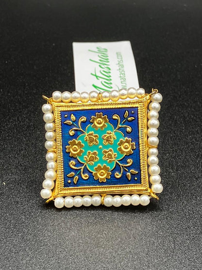 Adjustable Indian Meena rings in various colors fashionale fancy to match your dress - NATASHAHS