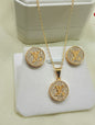 Pendant and earrings with LV iconic design - NATASHAHS