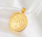 3.2CM Allah Charms Pendants Gold Plated for Women Men,Arabic Muslimic Jewelry - NATASHAHS