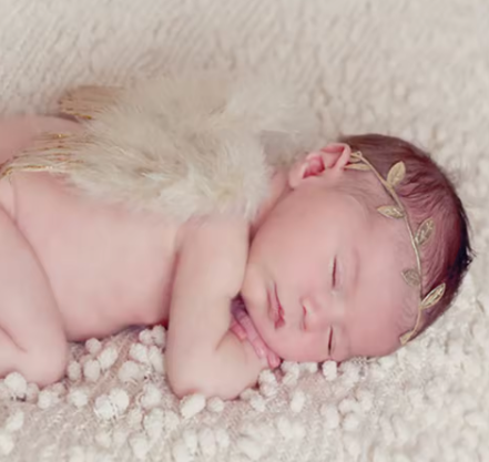 Newborn Photography Props White Angel Wing Baby Photos Props Feather Wing Girls Hair Kids Baby Photography Hair Accessories
