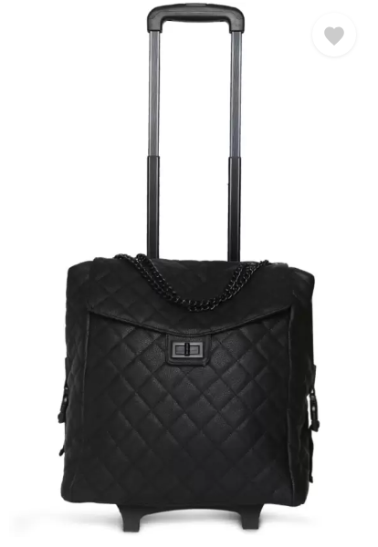 Leather Bag with trolley - NATASHAHS