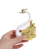 1 Pair Romantic Crown Swan Cake Topper Flamingo Cake Dessert Baking Decor Ornament Birthday Wedding Cake Decoration Supplies