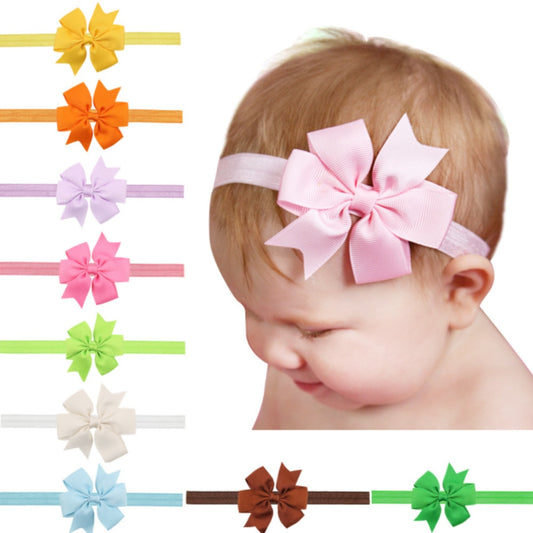 1 Pcs Soft Hair Bandage Tie Band Headband Bow Turban For Children Newborn Kids Headwear Baby Girl Accessories Bowknot Cute Gifts - NATASHAHS