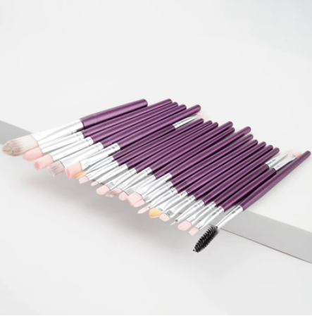 20 PCS Makeup Brushes Eyeshadow Rouge Lipstick Liquid Foundation Mascara Brushes Cosmetic Beauty Tools Maquiagem Brush Kits - NATASHAHS