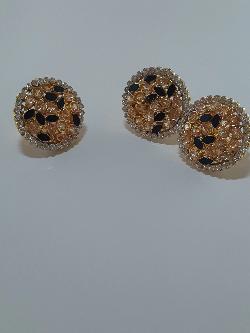 PINK BOLD STYLE FULL MOON EARRINGS - NATASHAHS