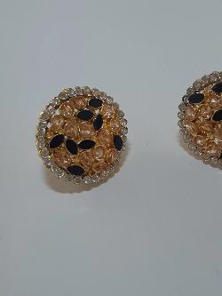 PINK BOLD STYLE FULL MOON EARRINGS - NATASHAHS