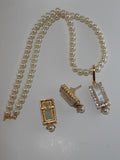 Glimpse in the Sun Golden Base Pendant Set - NATASHAHS