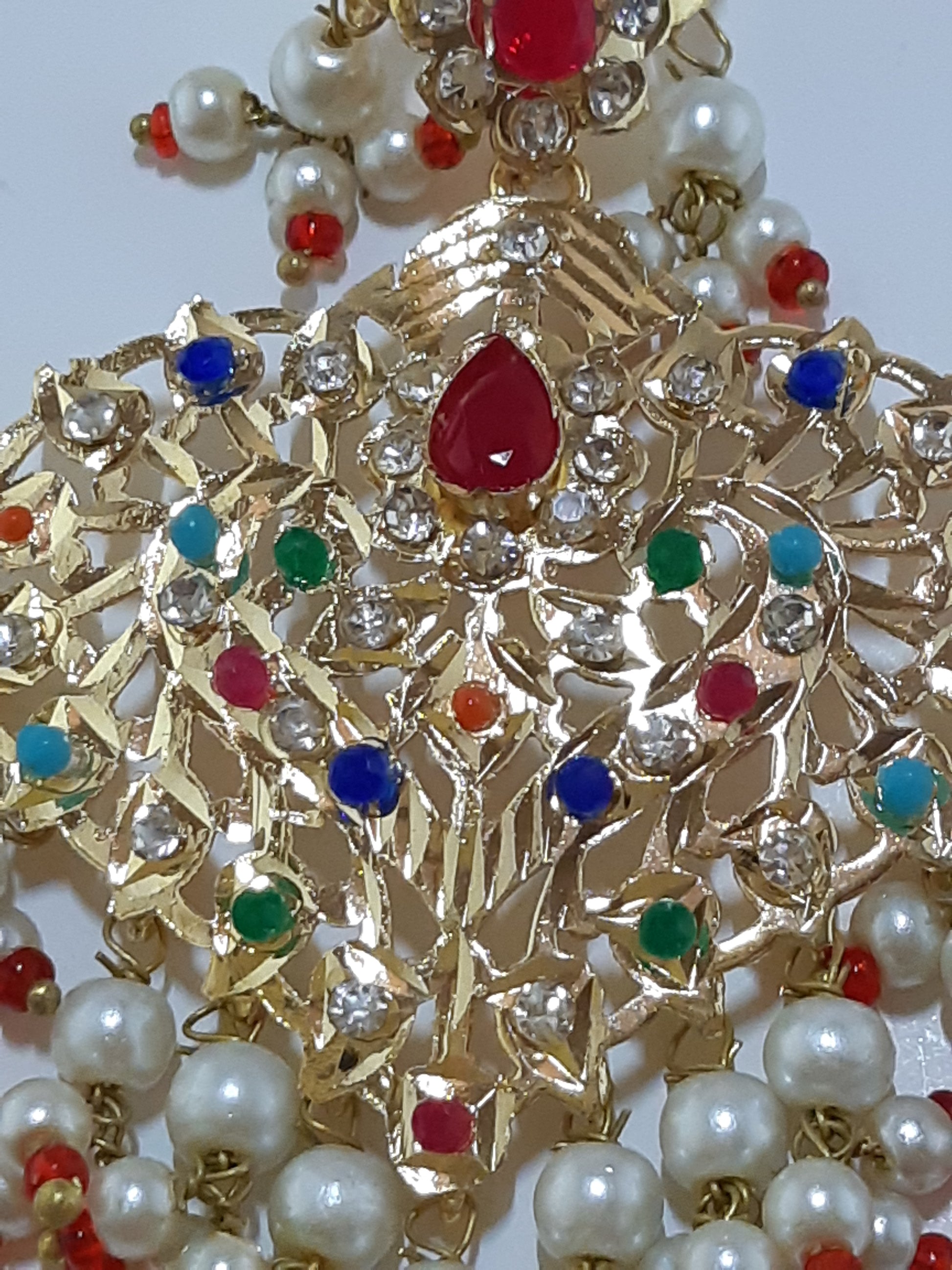 NATASHAH'S GOLDEN BASE EARRING- NS0181 - NATASHAHS