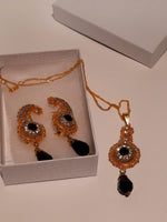Golden Carrie design jewelry set - NATASHAHS