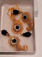 Golden Carrie design jewelry set - NATASHAHS