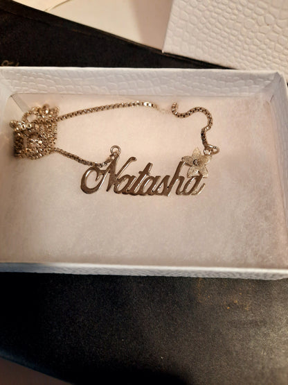 Ready to wear ENGLISH AMERICAN name necklaces - NATASHAHS