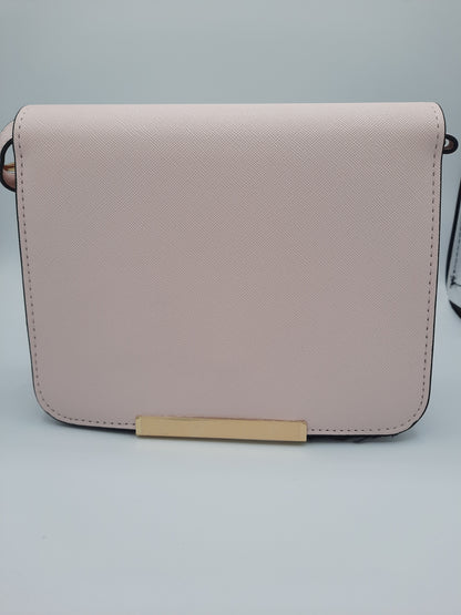 Light pink color book shape evening over the shoulder bag - NATASHAHS