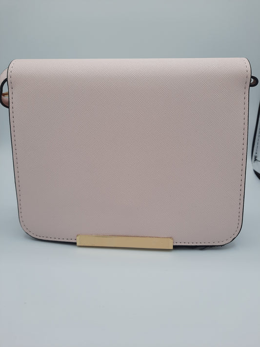 Light pink color book shape evening over the shoulder bag - NATASHAHS