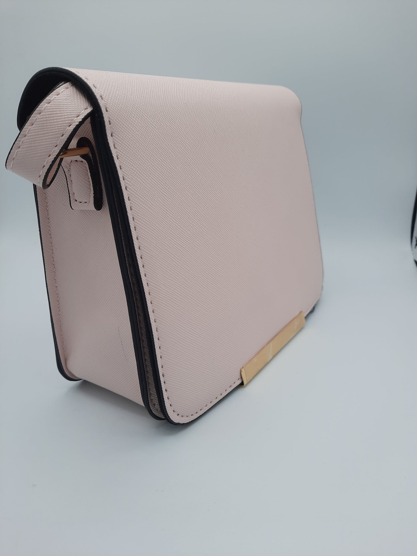 Light pink color book shape evening over the shoulder bag - NATASHAHS