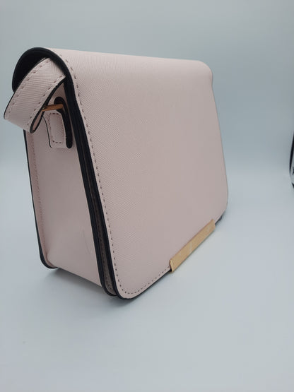 Light pink color book shape evening over the shoulder bag - NATASHAHS