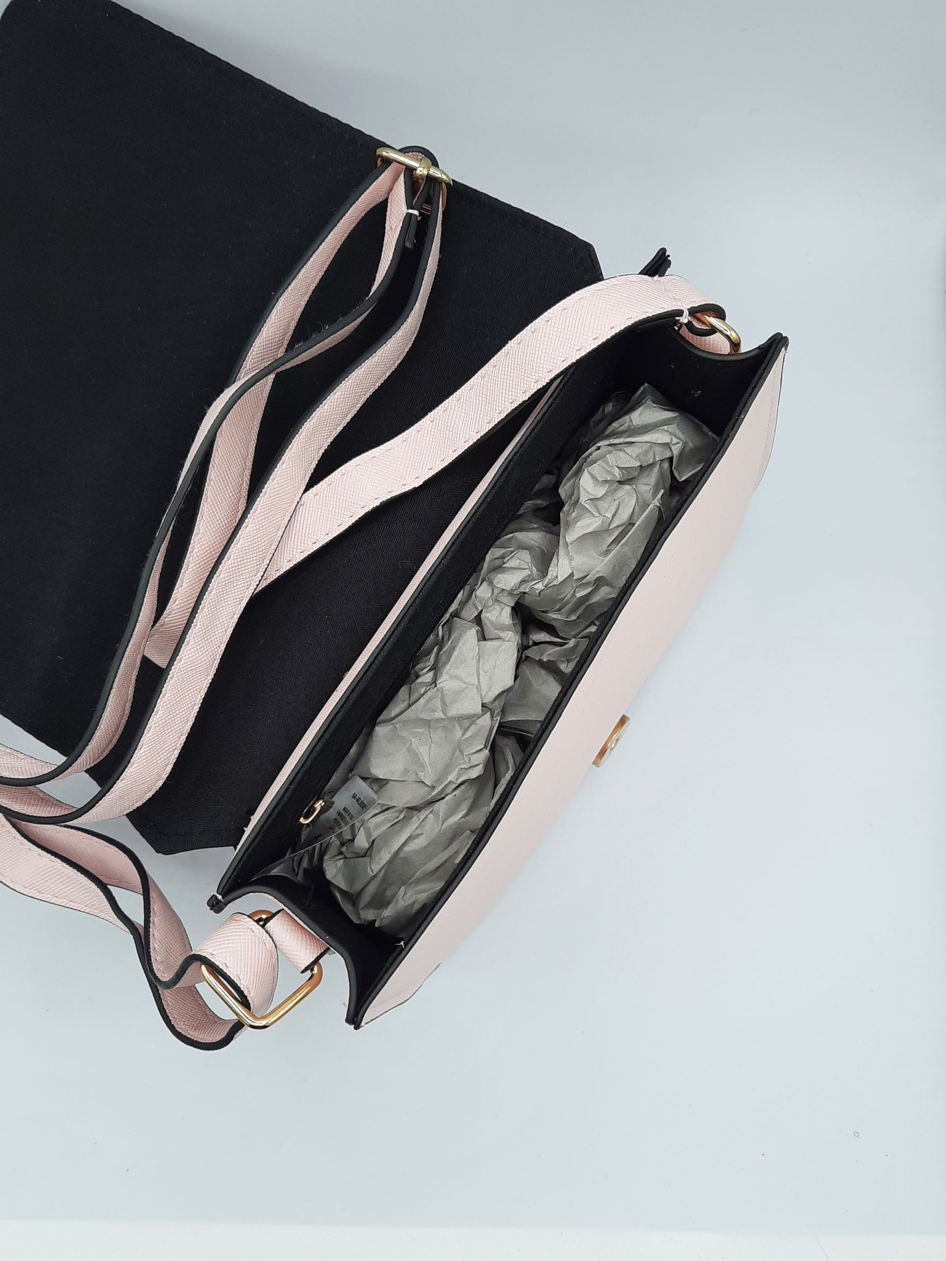 Light pink color book shape evening over the shoulder bag - NATASHAHS