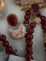 NATASHAHS MAROON LOH-E-QURANI LOCKET - MAALA STYLE - NATASHAHS