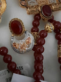 NATASHAHS MAROON LOH-E-QURANI LOCKET - MAALA STYLE - NATASHAHS