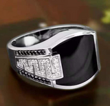 New 2023 Metal Glossy Rings for Men Geometric Width Signet Square Finger Punk Style Fashion Ring Jewelry Accessories Whole Sale