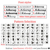 Acheerup Engrave Name Stainless Steel 6mm Men Wedding Zircon Ring Personalized Wedding Jewelry Engagement Gift For Lovers