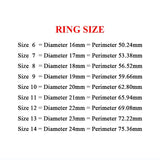 Acheerup Engrave Name Stainless Steel 6mm Men Wedding Zircon Ring Personalized Wedding Jewelry Engagement Gift For Lovers
