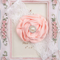 Baby Girl Headband Headwear Hairband Infant Newborn Gift Hair Accessory Clothes Princess Children Kids Toddler Pearl Floral Lace