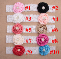 Baby Girl Headband Headwear Hairband Infant Newborn Gift Hair Accessory Clothes Princess Children Kids Toddler Pearl Floral Lace