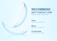 Contact Lenses For Eye Vision Correction Health Care Lenses With Minus Degree Myopia Power Prescription Eye Lens