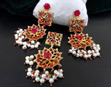 GOLD BASED EARRINGS NS-0225 - NATASHAHS
