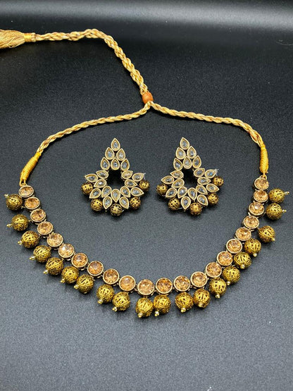 NATASHAHS GOLDEN BASED EARRING 0255 - NATASHAHS